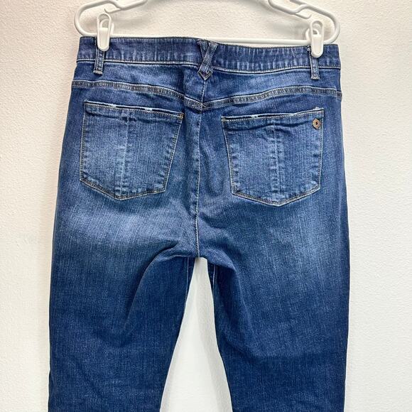 Democracy "Ab"solution Straight Jeans Raw Hem Size 12 - Picture 5 of 13
